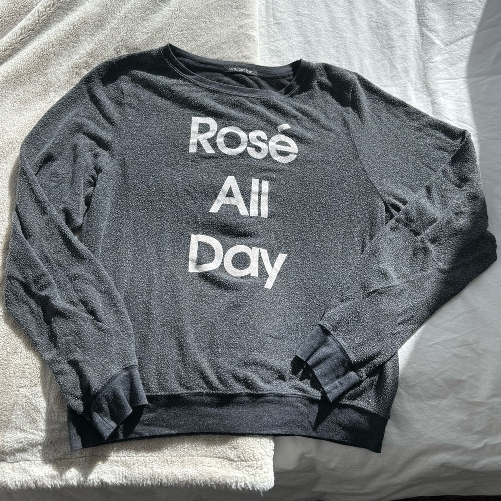 Rose All Day Wildfox Sweatshirt